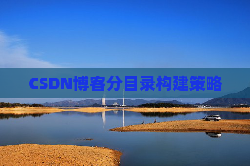 CSDN博客分目录构建策略